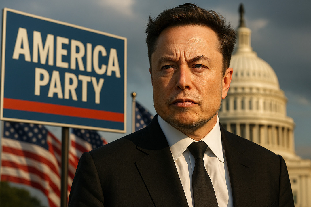 Elon Musk announced that he is founding a new "America Party". America Might Need Musk’s Party. But There’s No Way Musk Can Survive It.