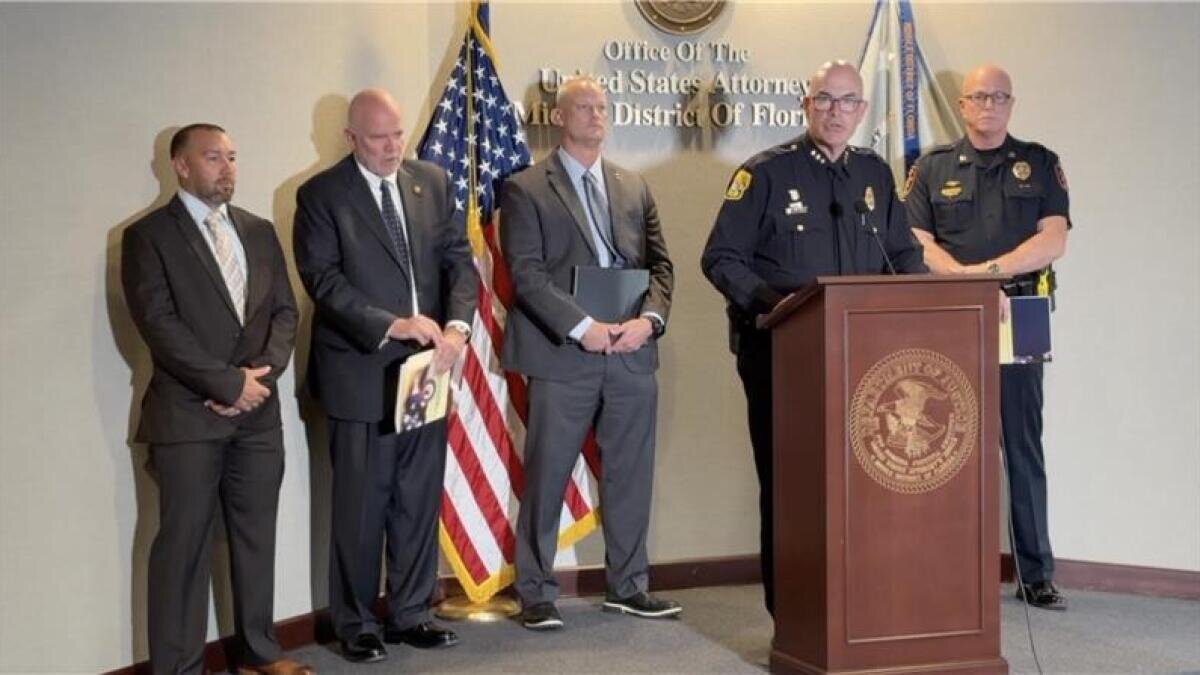 Gang Crackdown in Florida Leads to 19 Indictments