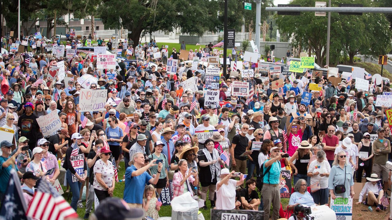 Protesters March Across Florida in 'Good Trouble' Demonstrations