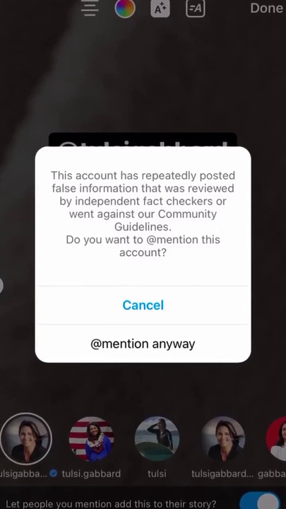Tulsi Gabbard speaks out against the so-called Social Media Censorship Nazis, condemning the censorship of legitimate content