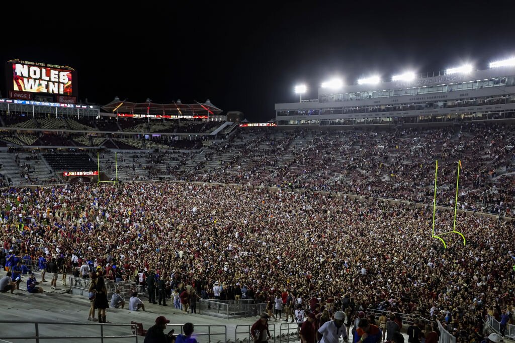 Florida State Fans Storm Field After Historic Victory