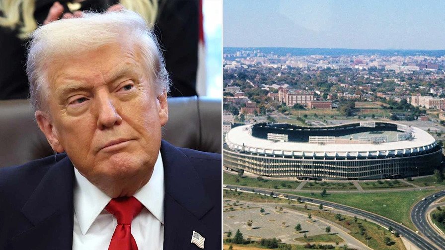 Trump Seeks to Name Washington Commanders’ New Stadium After Himself