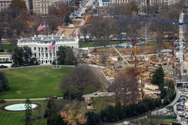 Historic Preservation Group Sues to Halt Trump’s White House Ballroom Construction