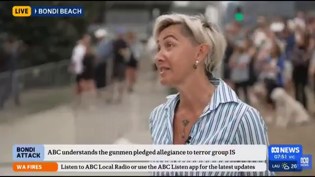 Daughter of Bondi Beach victim who was shot and hospitalized slams Australia’s ABC live on air