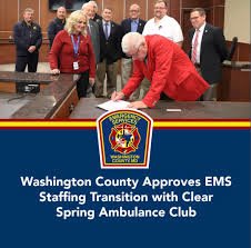 Washington County Endorses EMS Staffing Transition with Clear Spring Ambulance Club