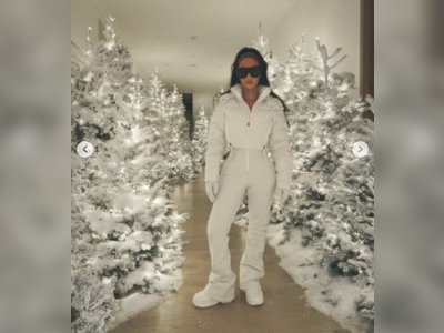Fifty Trees and Artificial Snow: Kim Kardashian Spent Ten Thousand Dollars on Christmas Decorations