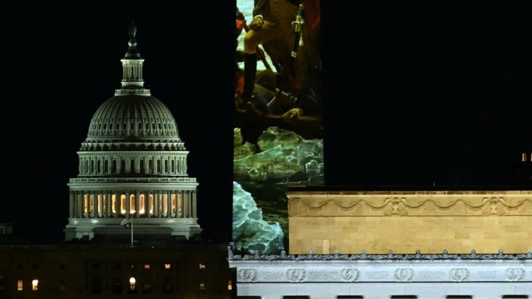 Washington Monument Illuminated in Patriotic Display to Launch America’s 250th Anniversary