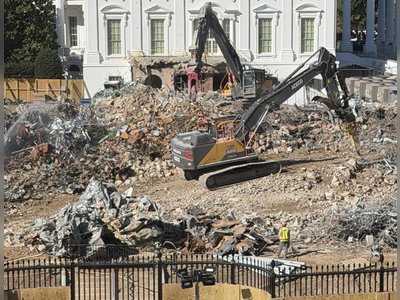New Images Reveal Early Demolition Work Ahead of Planned White House Ballroom