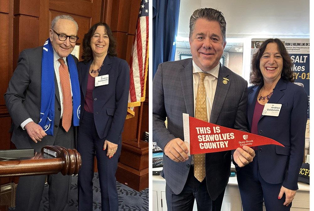 President Goldsmith Strengthens Federal Partnerships to Propel Stony Brook’s Research and Innovation