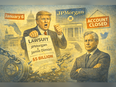 Trump Files $5 Billion Lawsuit Against JPMorgan Chase, Alleging Politically Motivated Account Closures