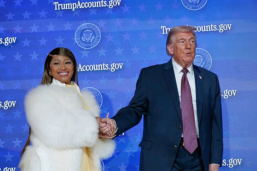 Trump Praises Nicki Minaj at White House Black History Month Reception