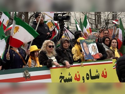 Iranian-Americans Rally in Washington Calling for Democratic Future in Iran During Ongoing Military Campaign