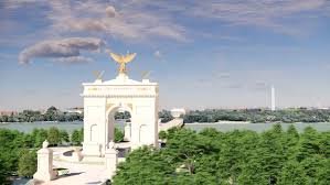 Trump Reveals Vision for Grand Gold-Accented Victory Arch in Washington