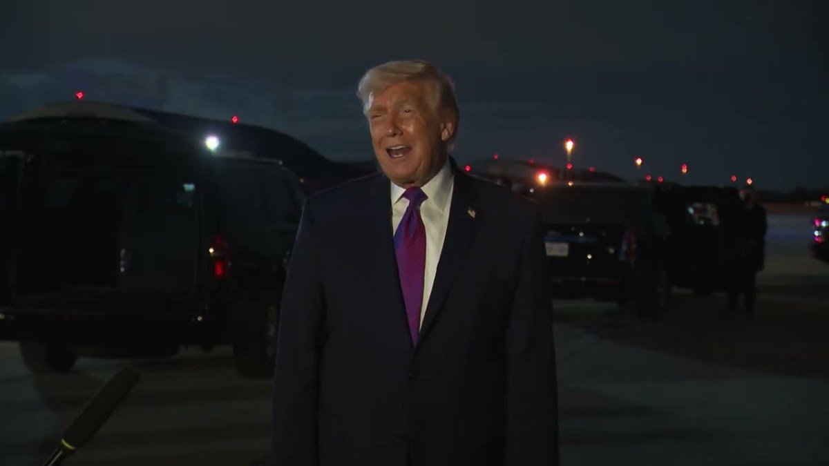 Trump Engages Press at Joint Base Andrews, Highlighting Policy Priorities and Leadership Agenda