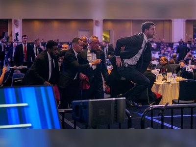 Chaos in Washington DC ballroom after reported gunfire triggers mass evacuation