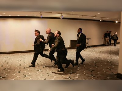 Chaos in Washington DC ballroom after reported gunfire triggers mass evacuation