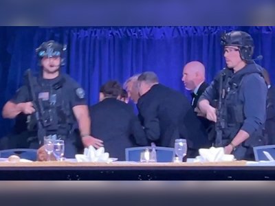 Chaos in Washington DC ballroom after reported gunfire triggers mass evacuation