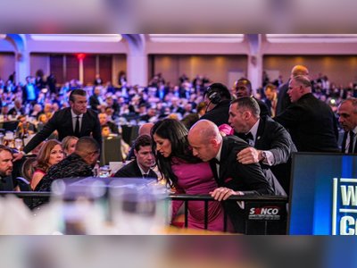 Chaos in Washington DC ballroom after reported gunfire triggers mass evacuation