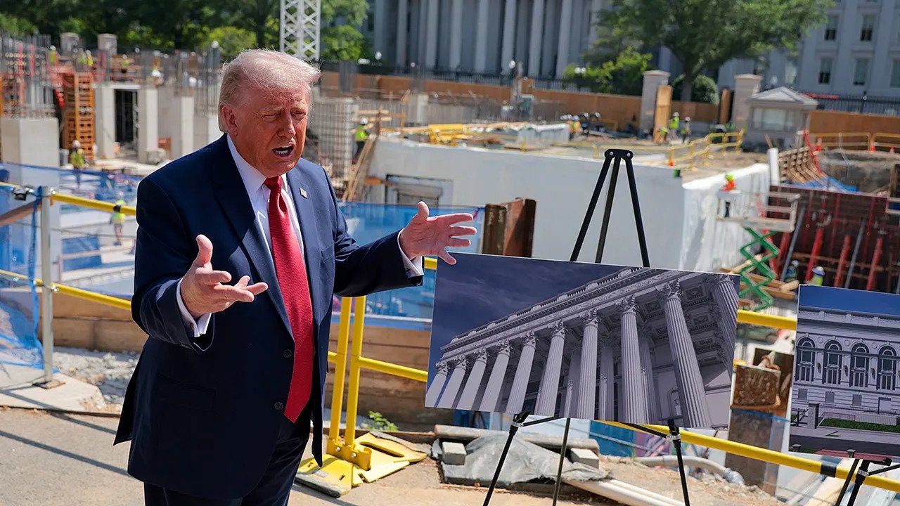 Trump Showcases Fortress-Like White House Ballroom With Deep Underground Security Features