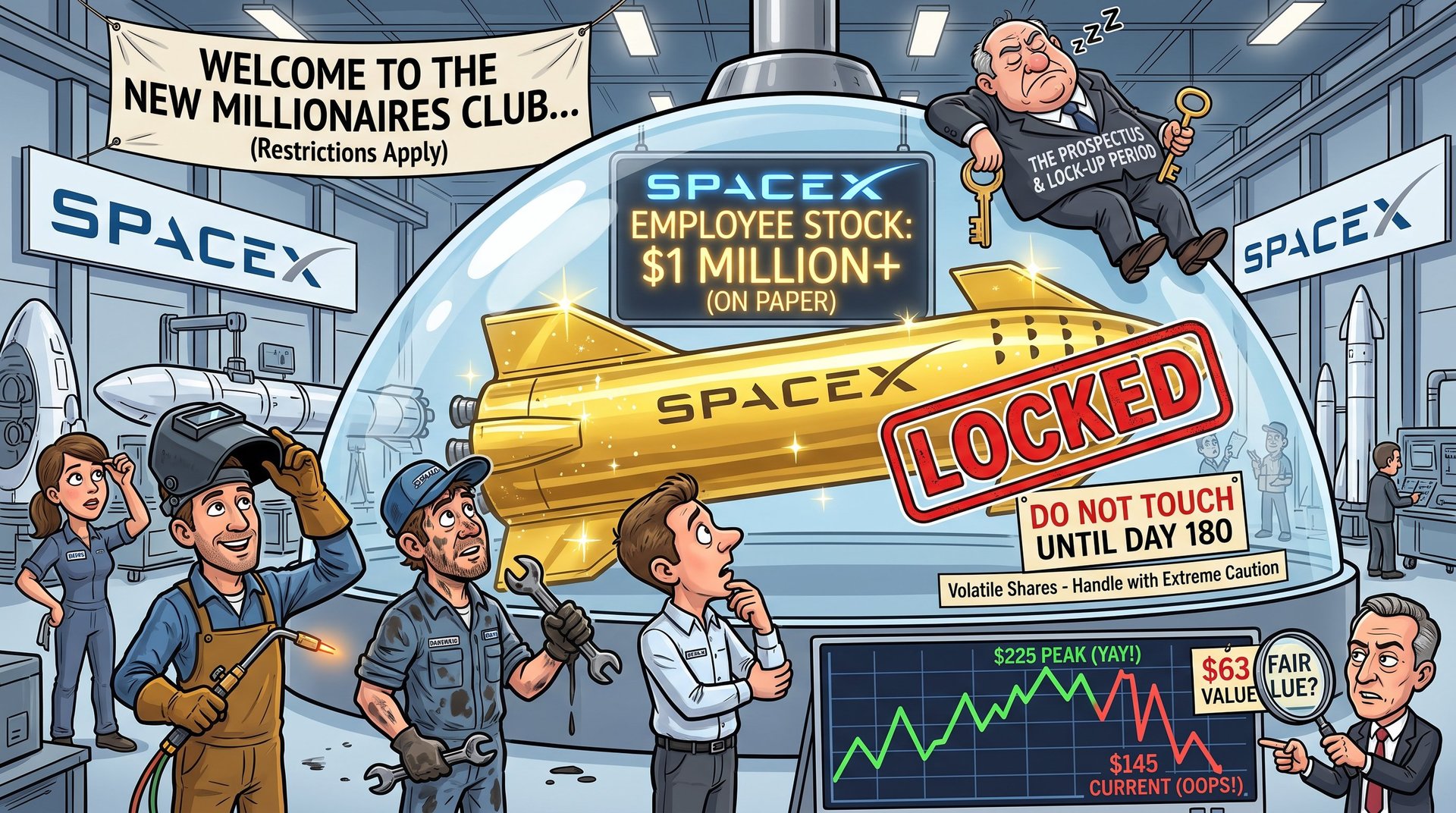 SpaceX Employees Thought They Were Millionaires—Then Reality Hit