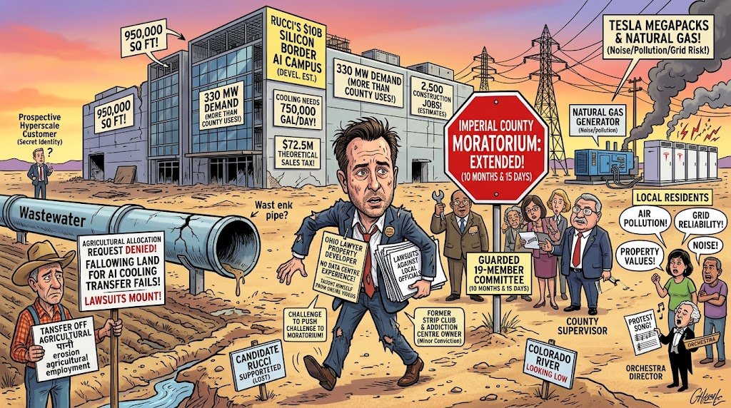 California Desert Data-Centre Plan Stalls as Water and Power Disputes Mount