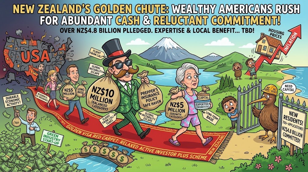 New Zealand Draws Wealthy Americans With Revamped Investor Visa