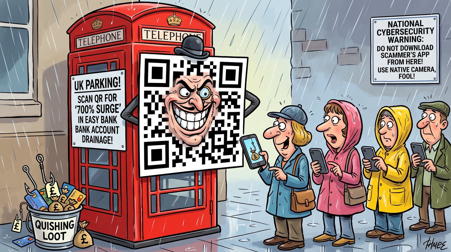 UK Fraud Reports Surge Sevenfold as Criminals Exploit QR Codes in Parking Meters and Phishing Emails